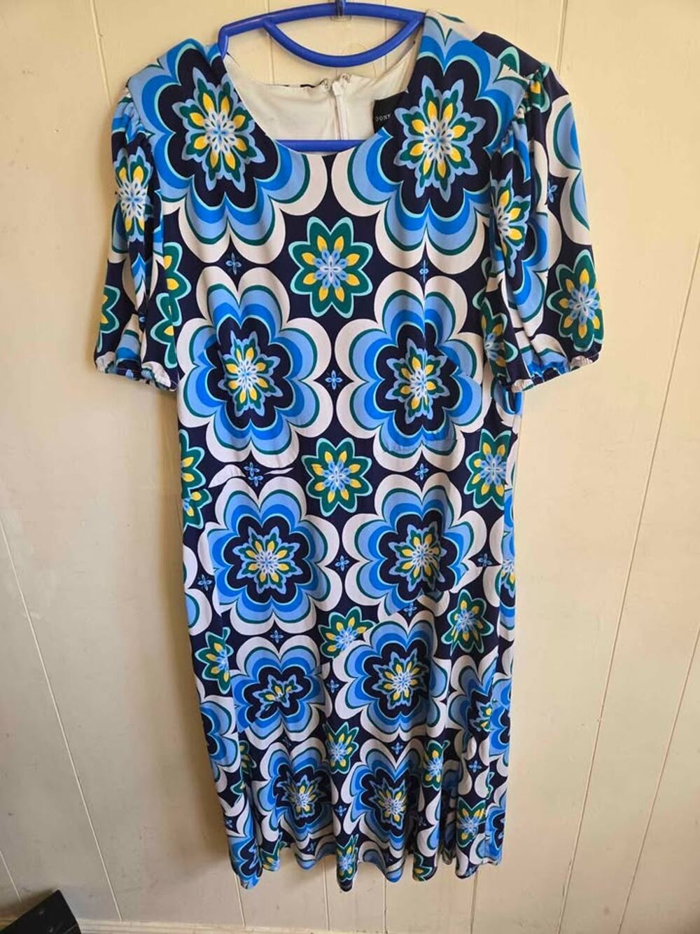 Donna Morgan Size 12 Floral Print Midi Dress